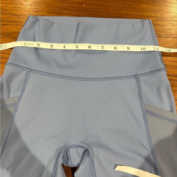 Offline by Aerie Goals 7/8 Legging Size S in Light Blue Hi Rise Mesh Detail - Picture 4 of 10